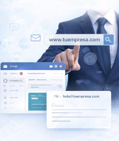 Alojamiento de dominio y correo corporativo en Badajoz