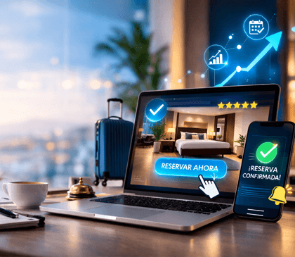 Motor de reservas para hoteles que aumenta las reservas directas online