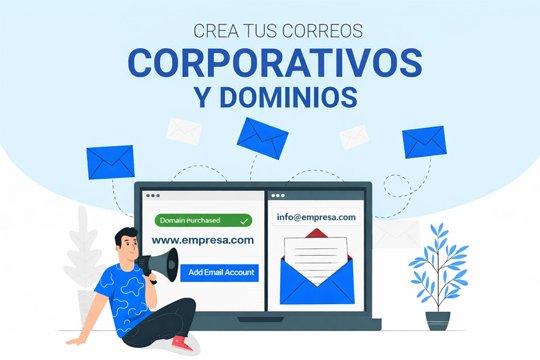 Creación de dominios y correos electrónicos corporativos para empresas en Extremadura